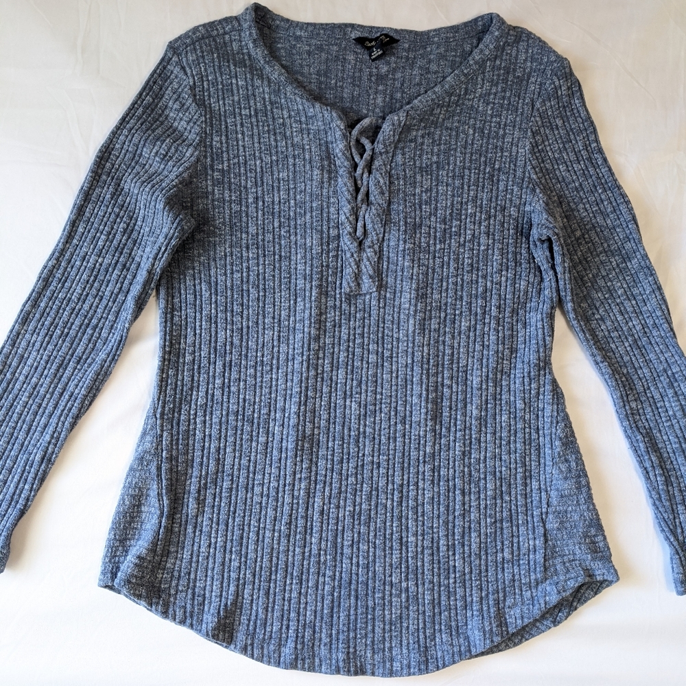 LUCKY BRAND Ribbed Long Sleeve